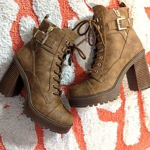 G by Guess Brown Boots (size 6.5)